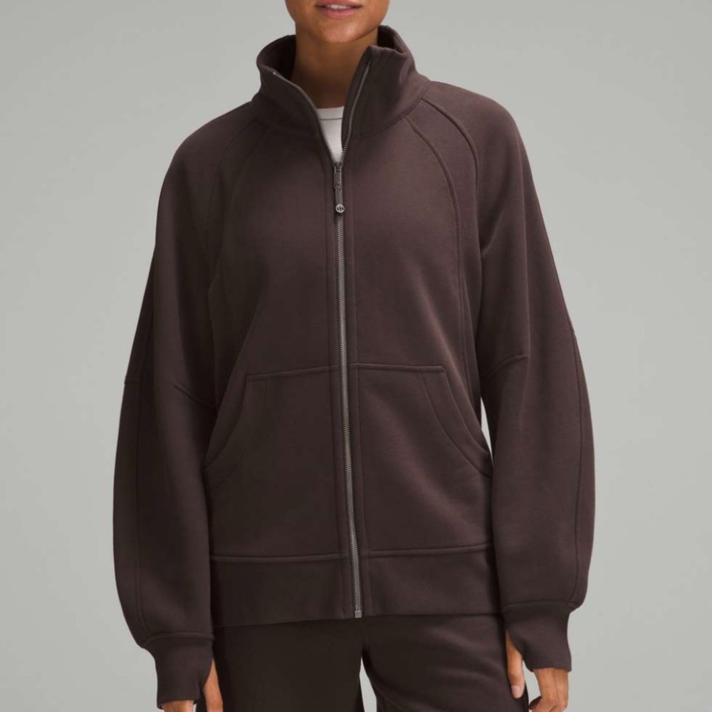 Lululemon Scuba Oversized Funnel Neck Full Zip Long